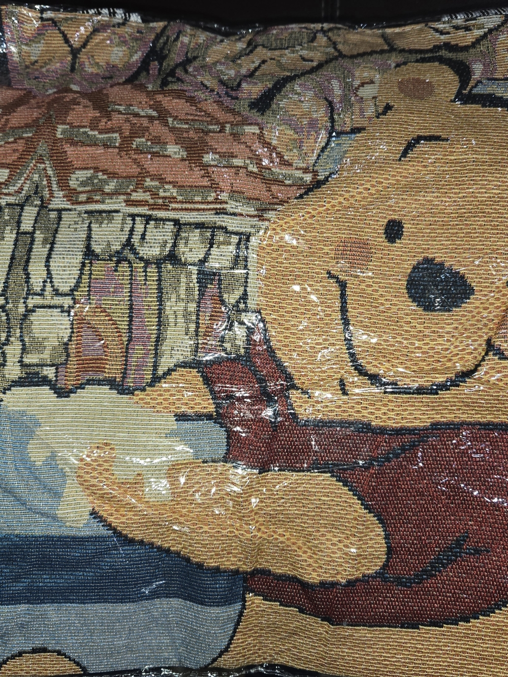 Disney Winnie the Pooh Tapestry in Yellow, Red, Blue